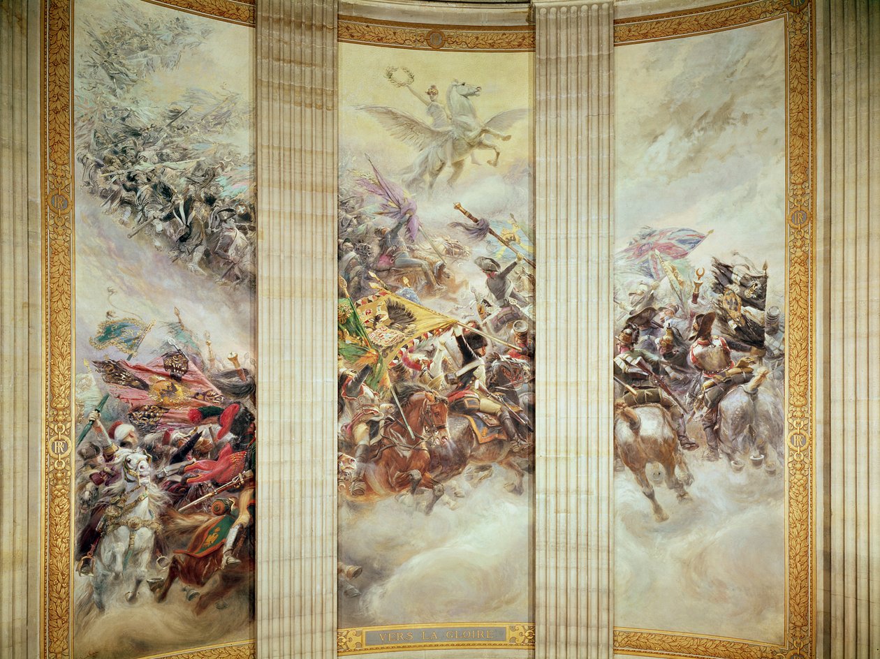 Towards Glory (veggmaleri) av Jean Baptiste Edouard Detaille