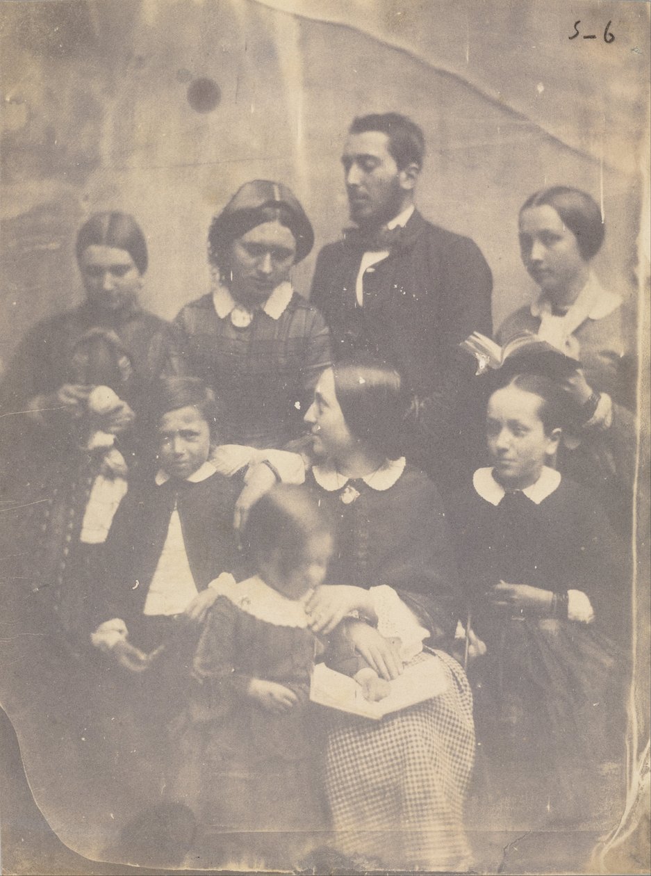 (Familie portrett) av Jean Baptiste Frénet