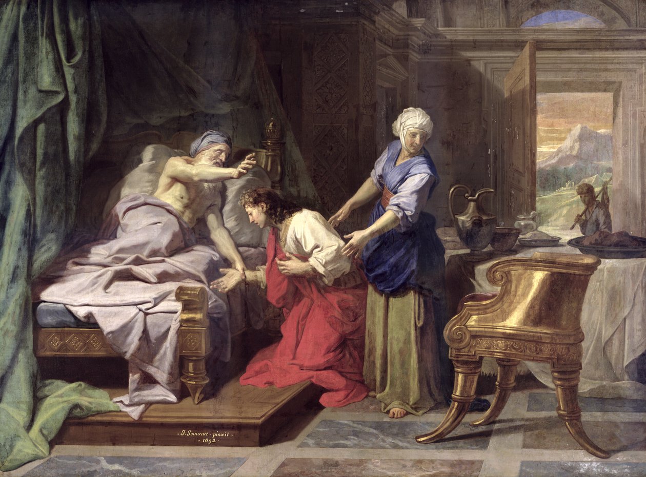 Isaac Blessing Jacob, 1692 av Jean Baptiste Jouvenet