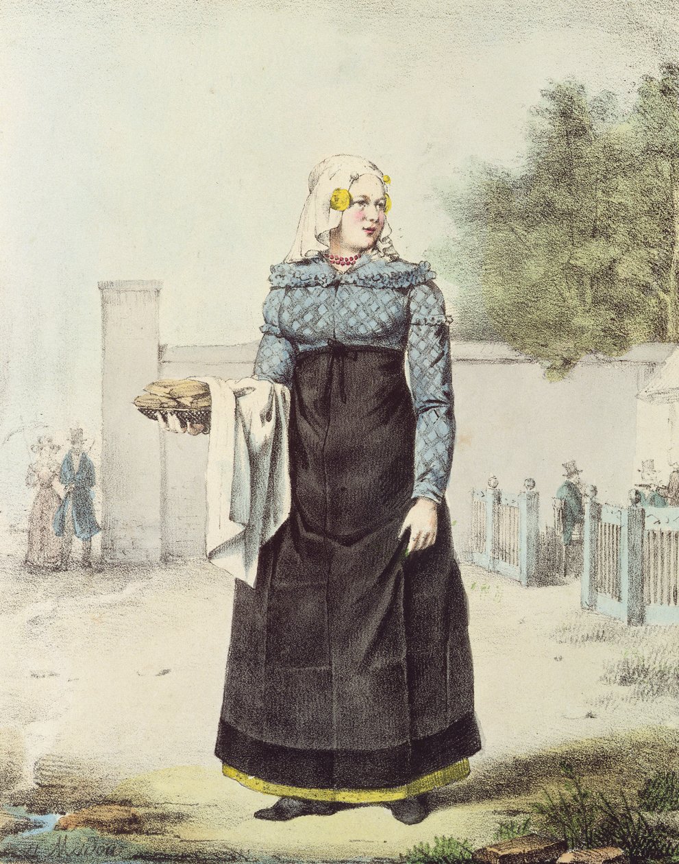 En frisisk vaffelselger av Jean Baptiste Madou