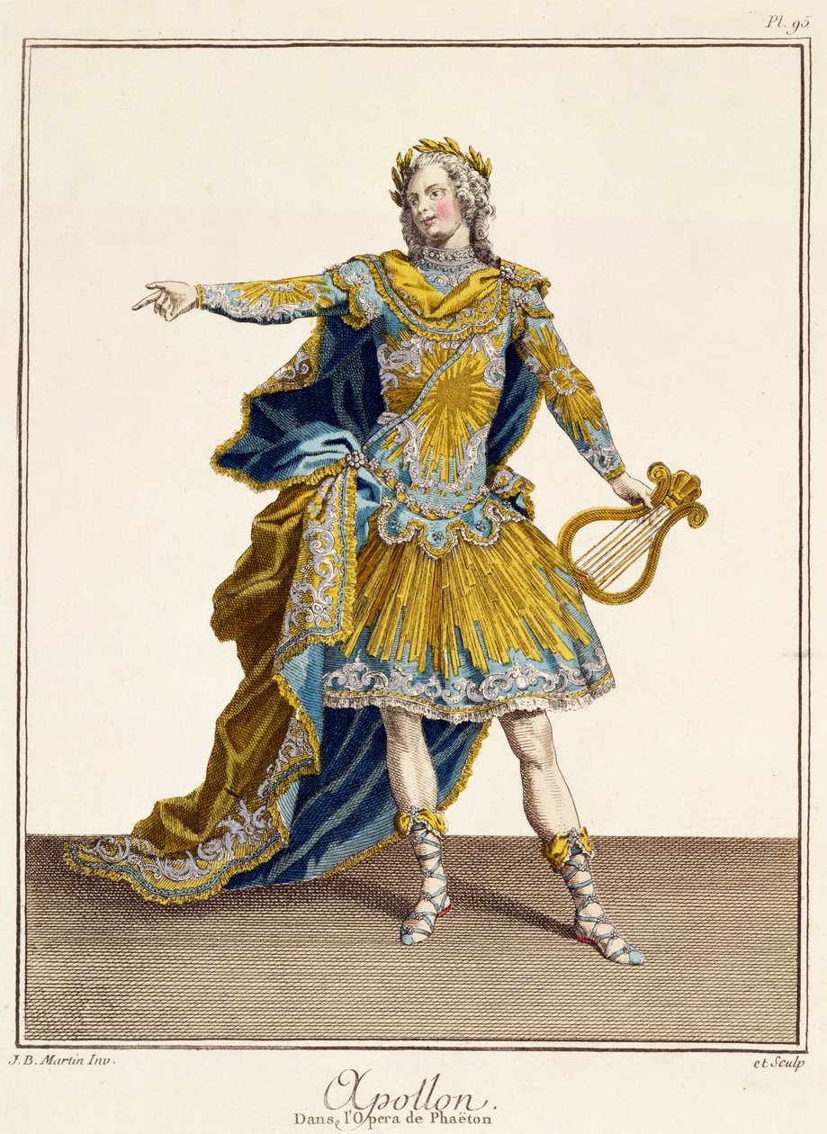Kostyme for Apollo i operaen 