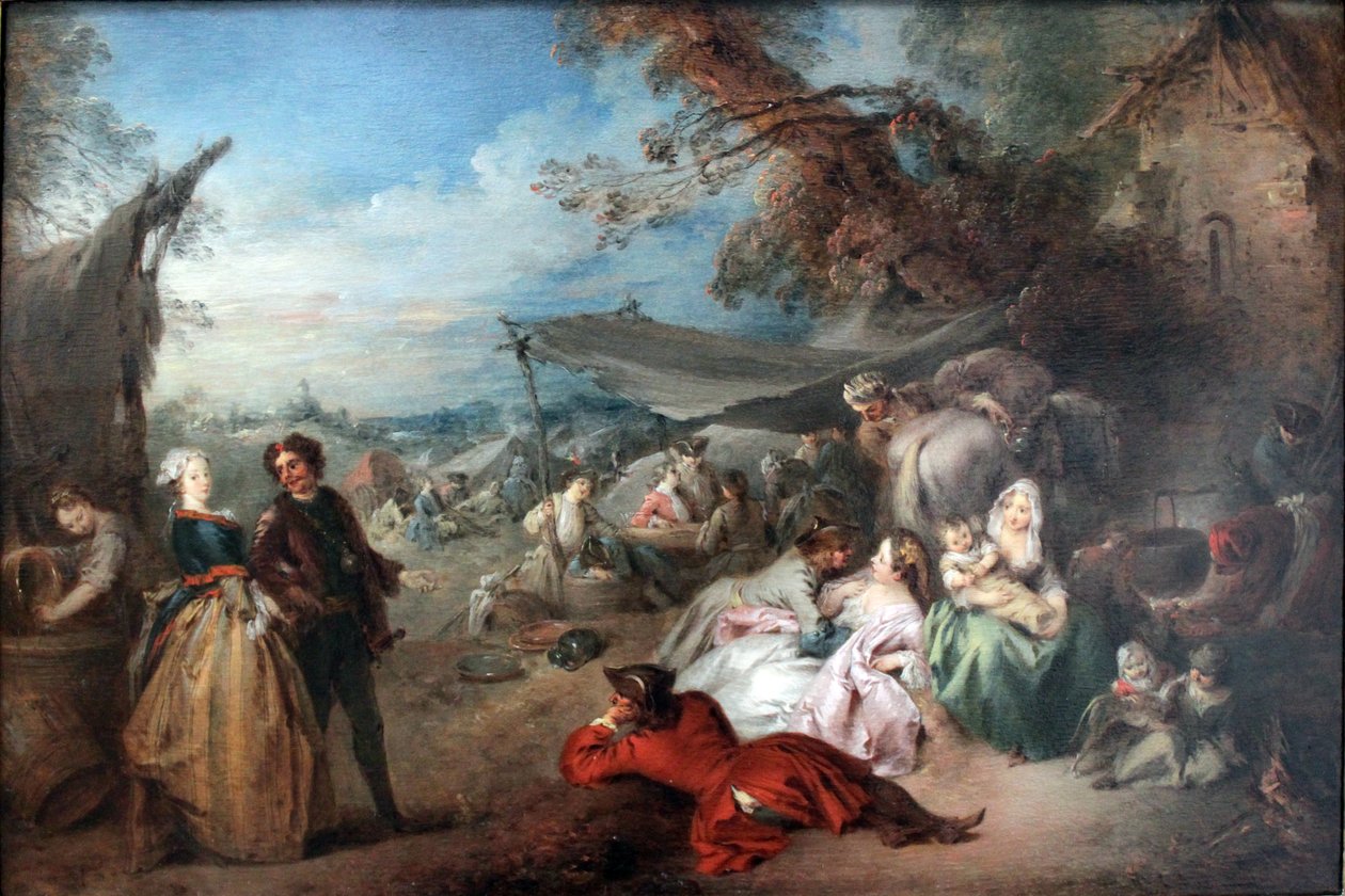 Resten av troppene (fred) av Jean Baptiste Pater
