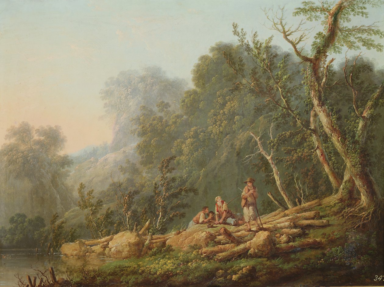 Landskap, 1773 av Jean Baptiste Pillement