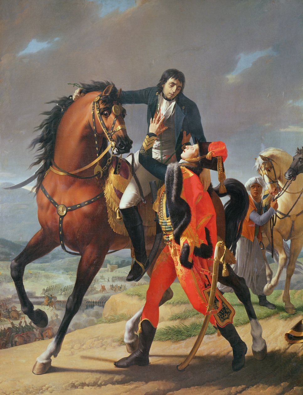 General Desaix (1768-1800) død i slaget ved Marengo, 14. juni 1800 av Jean Baptiste Regnault
