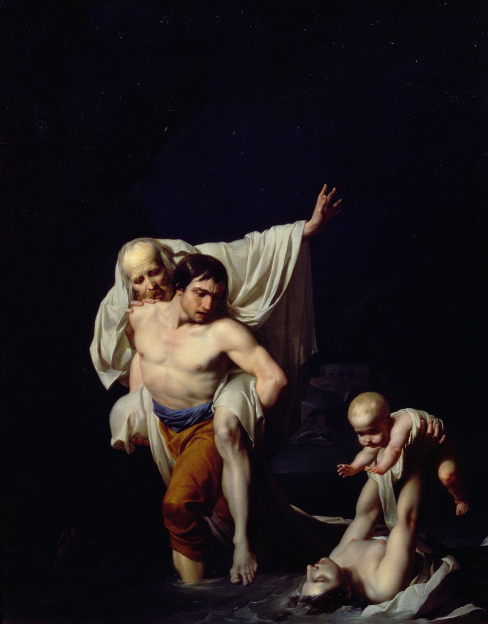 Flommen, ca. 1789 av Jean Baptiste Regnault