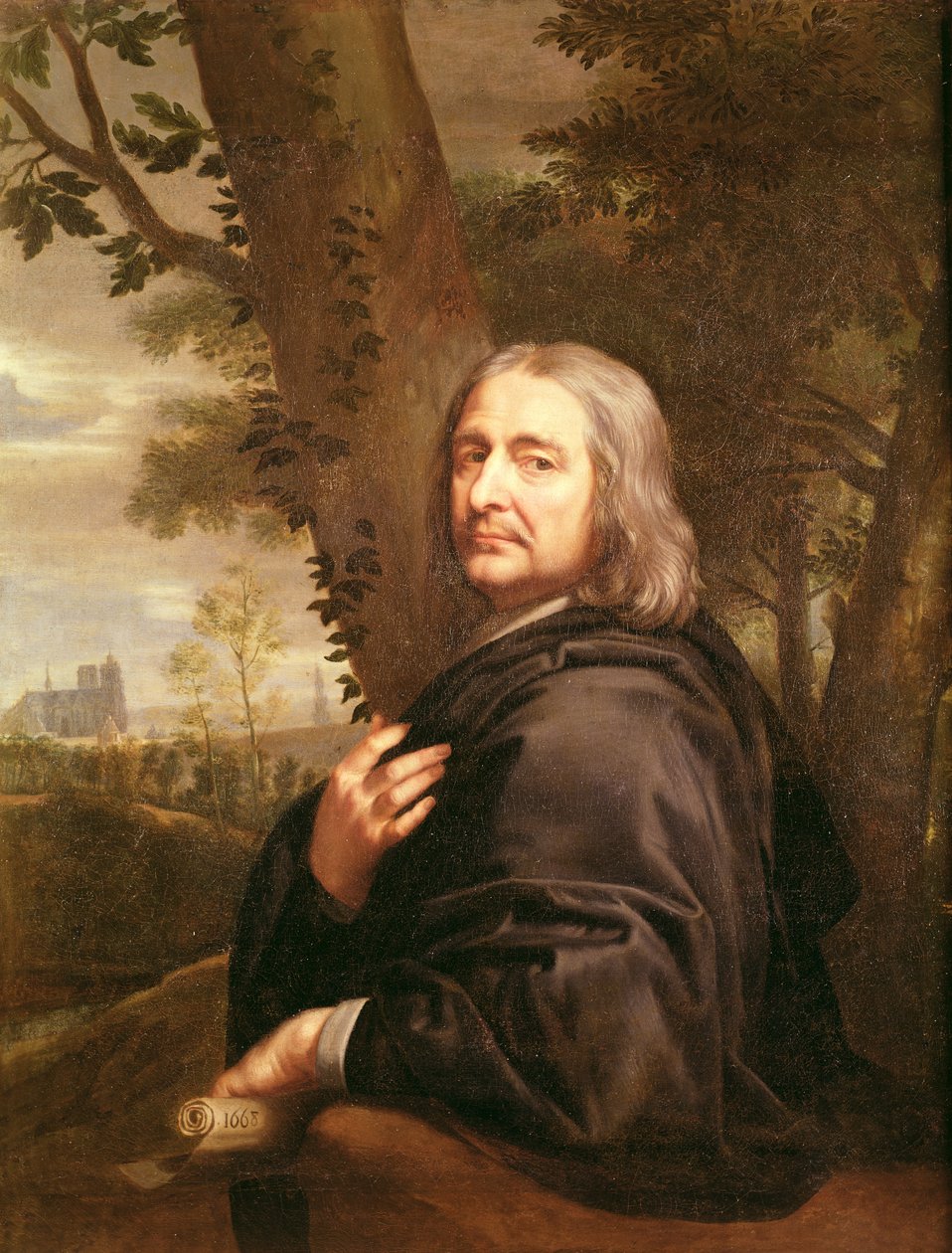 Portrett av Philippe de Champaigne, 1668 av Jean Baptiste de Champaigne