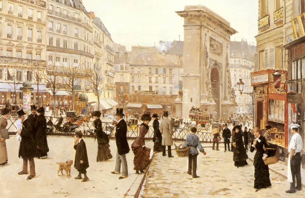 Boulevard St. Denis, Paris av Jean Beraud