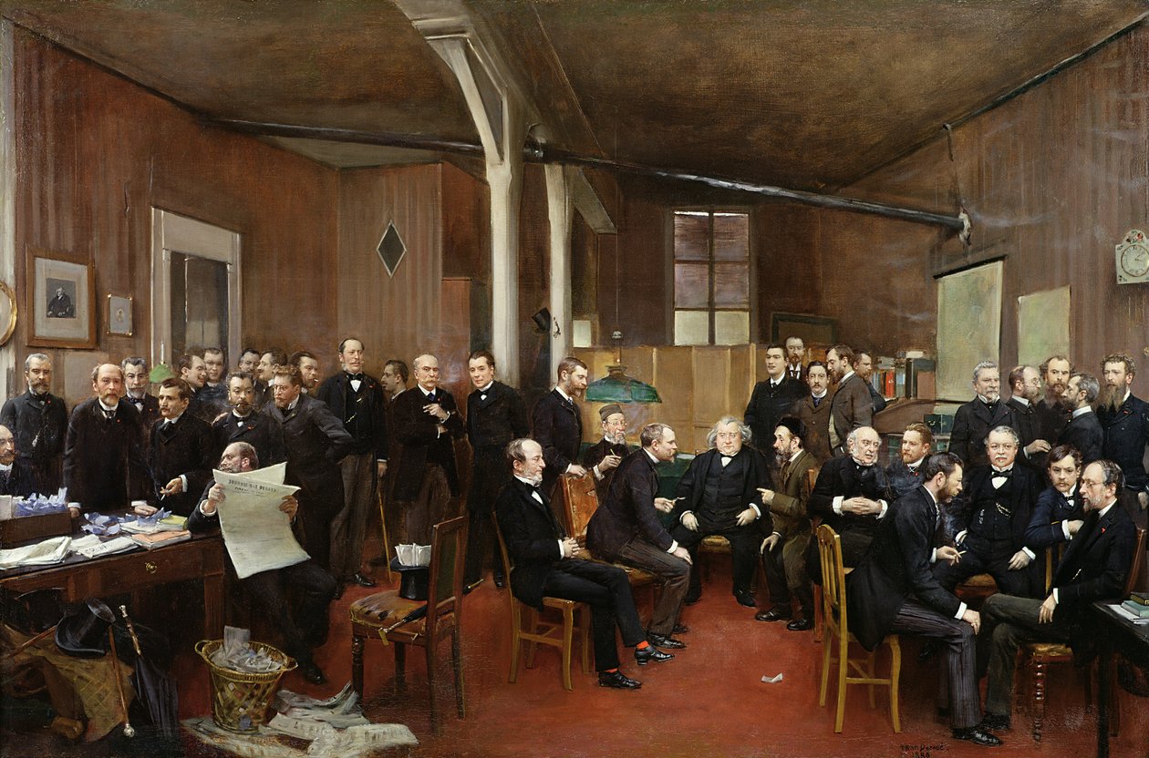 Journal des Debats, 1889 av Jean Beraud