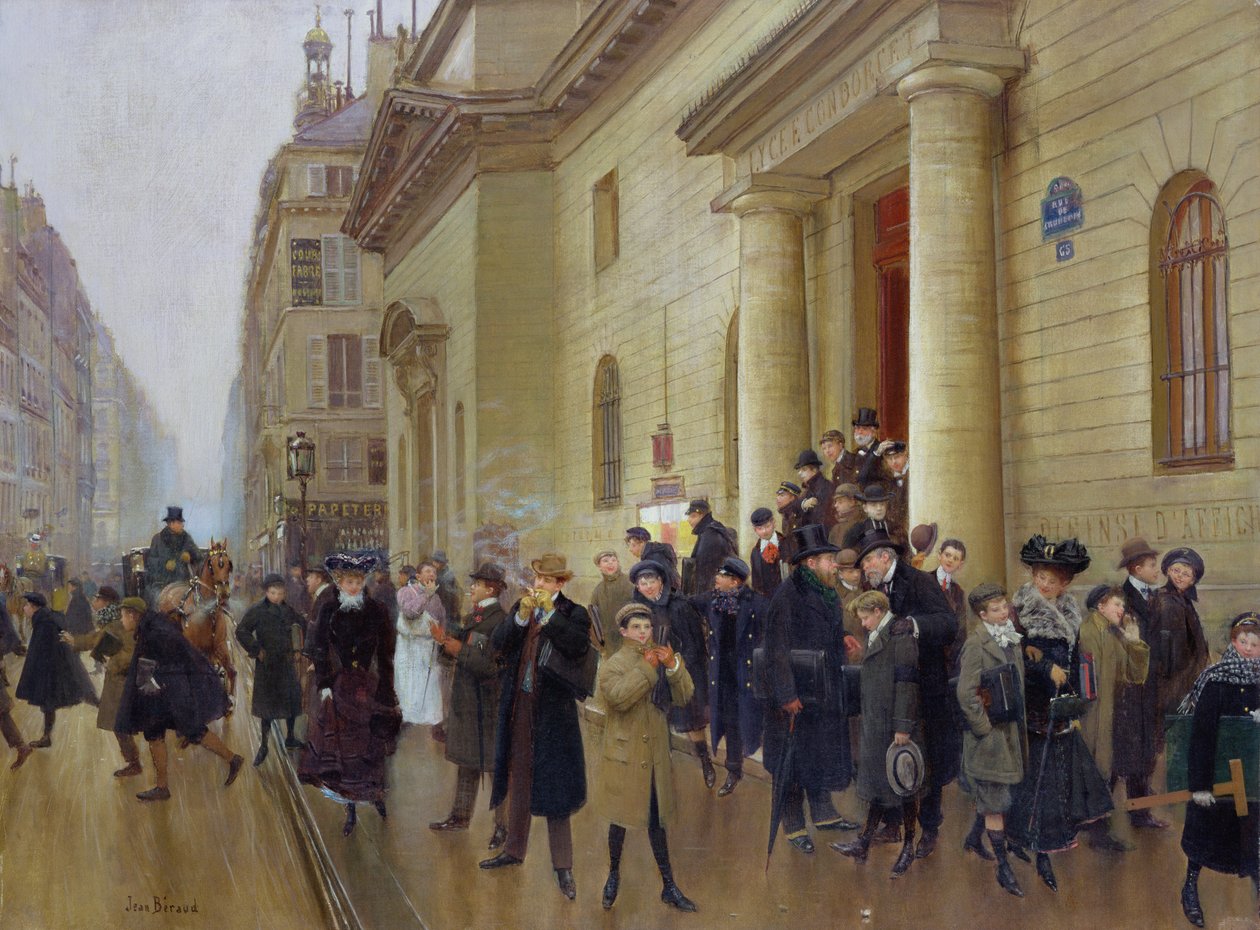 Forlater Lycee Condorcet, 1903 av Jean Beraud