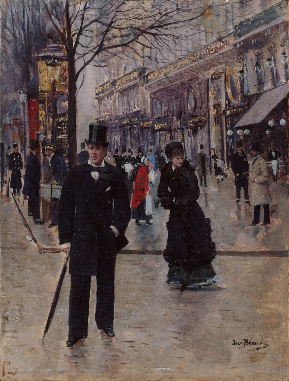 På Boulevarden av Jean Beraud