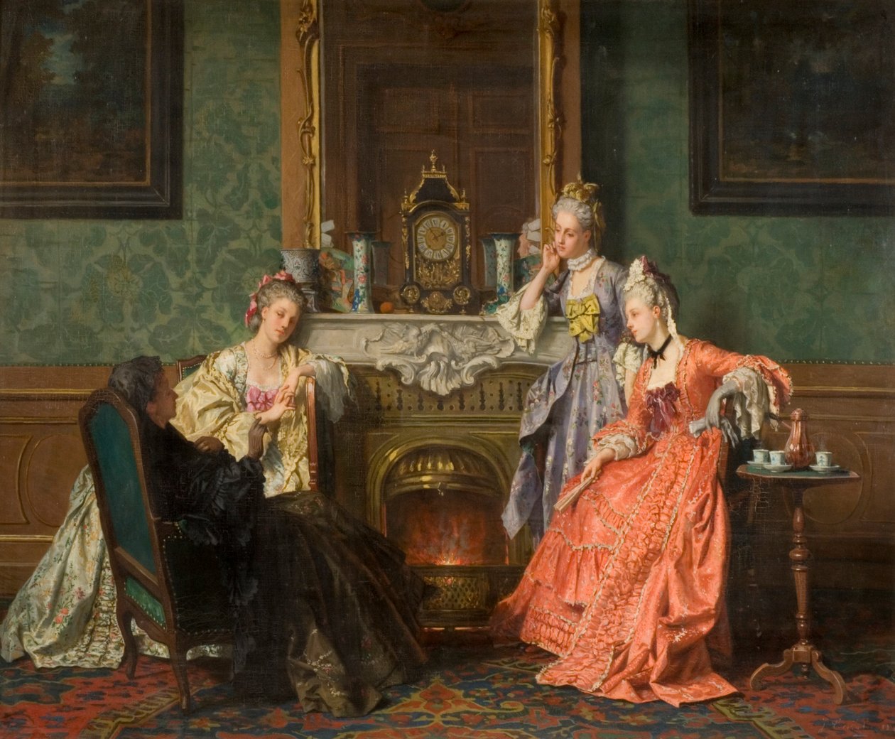 Ettermiddagste, 1879 av Jean Carolus
