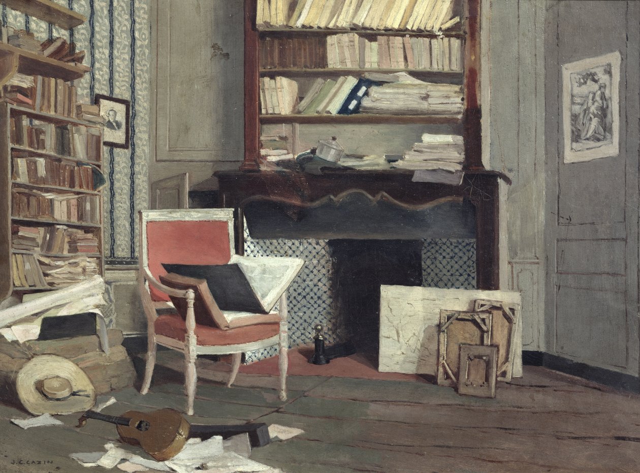 Interiør i studiet til doktor X av Jean Charles Cazin
