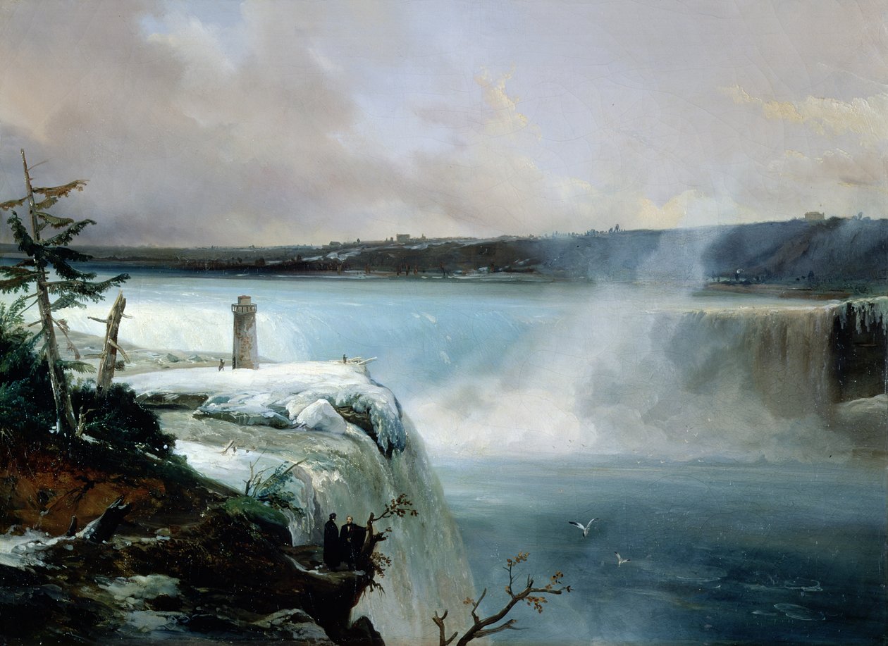 Niagara Falls, ca. 1837-40 av Jean Charles Joseph Rémond
