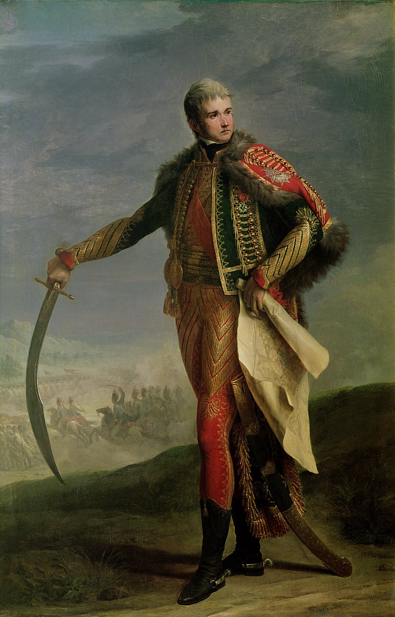 Portrett av Jean Lannes (1769-1809) hertug av Montebello, 1805-10 av Jean Charles Nicaise Perrin