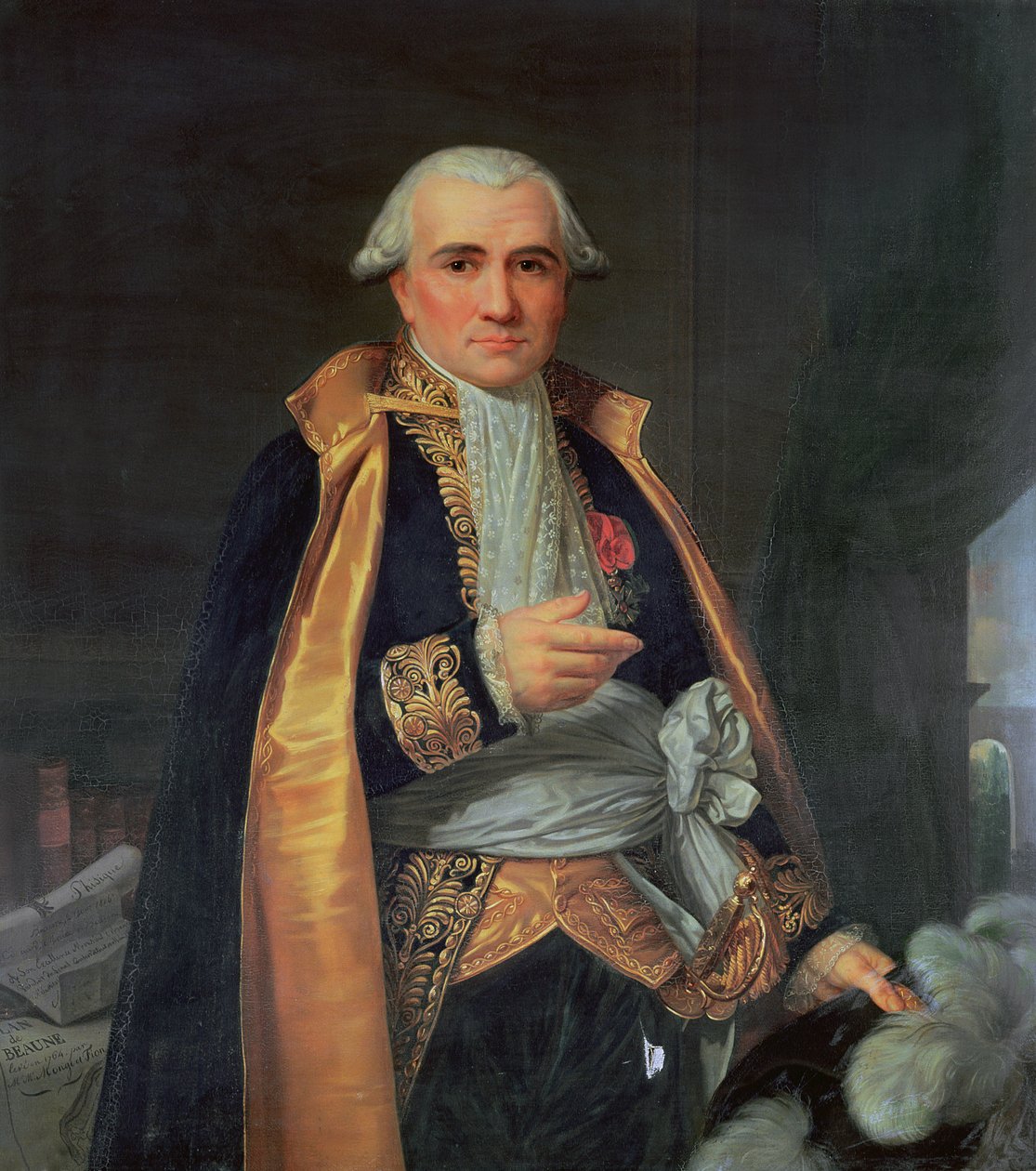 Portrett av Gaspard Monge (1746-1818) greve av Peluse, ca. 1841 av Jean Claude Naigeon
