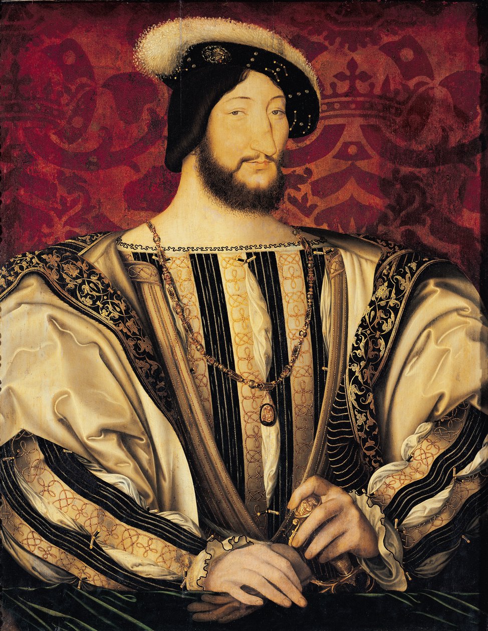 Francois I (1494-1547) av Jean Clouet