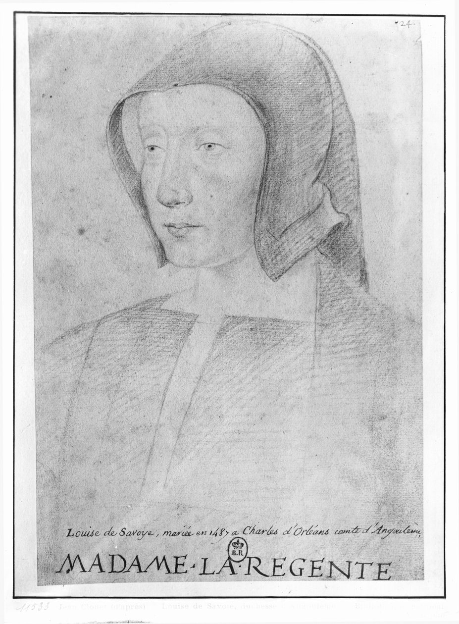 Louise av Savoy (1476–1531) av Jean Clouet