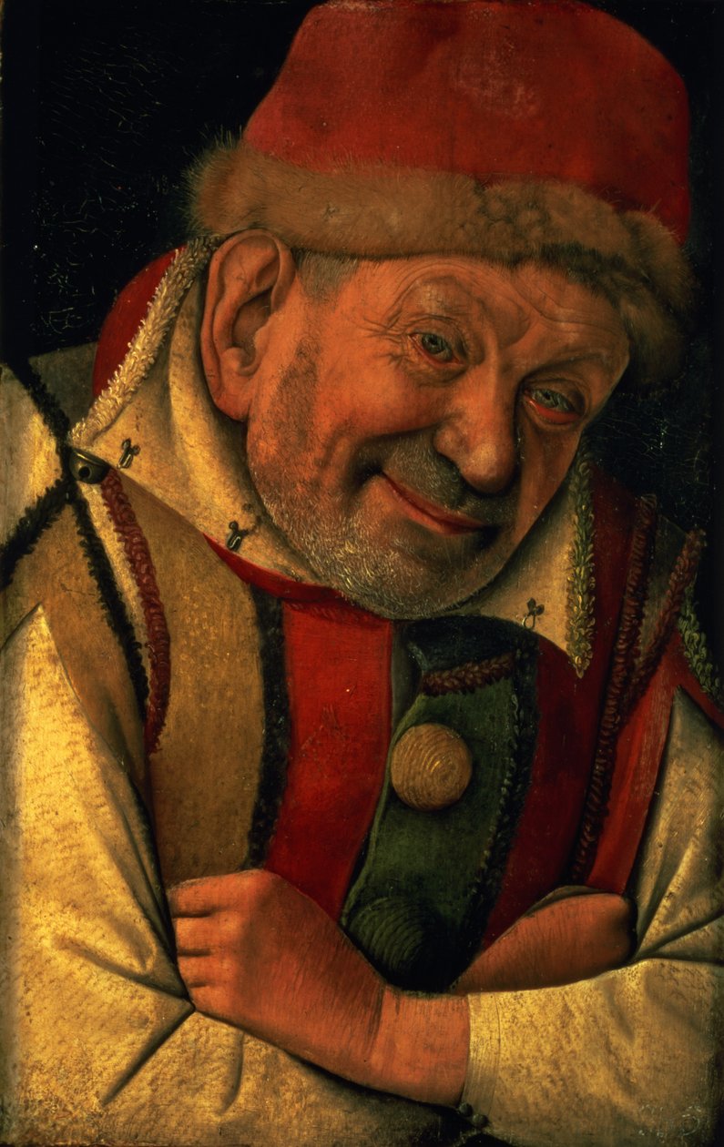 Gonella, Ferrara-hoffnarren, ca. 1445 (panel) av Jean Fouquet