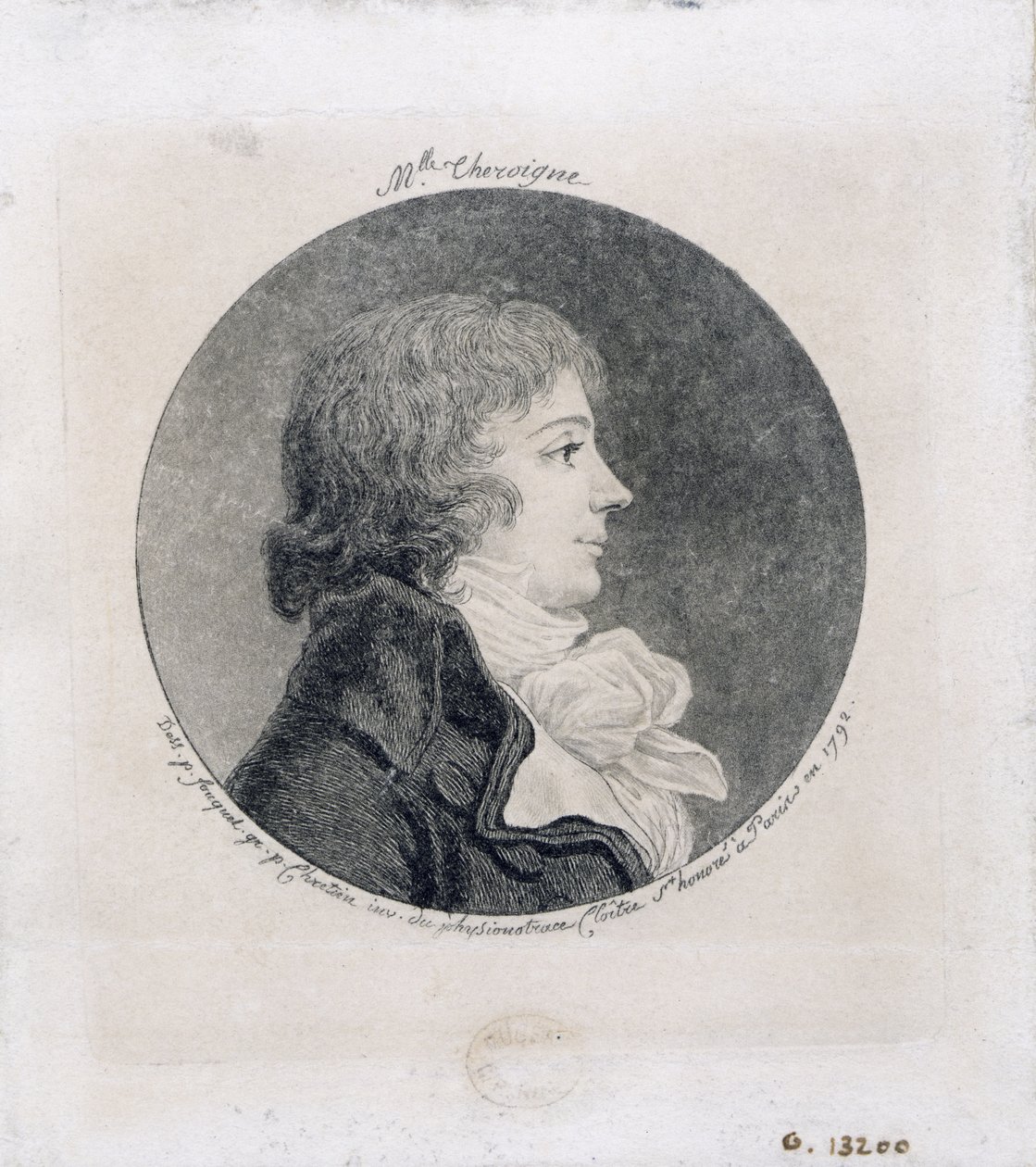 Portrett av Anne-Josephe Trewagne (1762-1817) kjent som 
