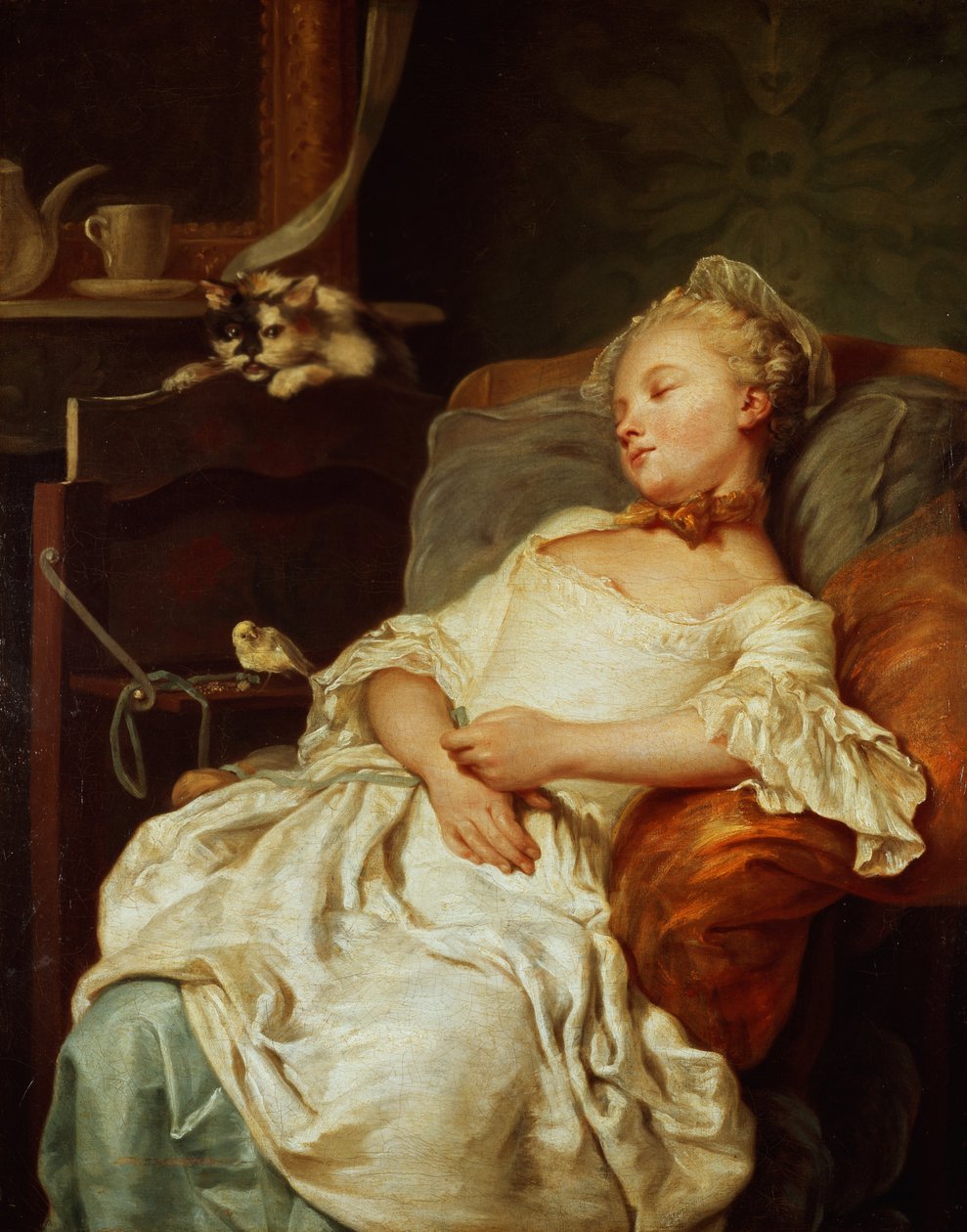 The Sleeper, 1759 av Jean Francois Colson