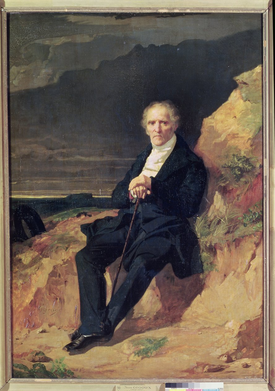 Portrett av Charles Fourier (1772-1837) av Jean Francois Gigoux