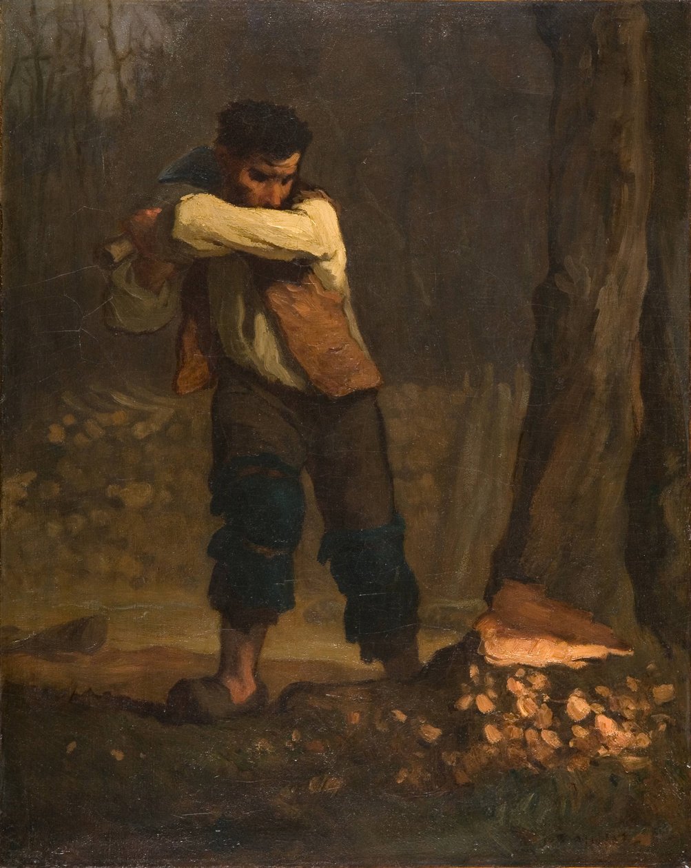 Tømmerhugger av Jean Francois Millet