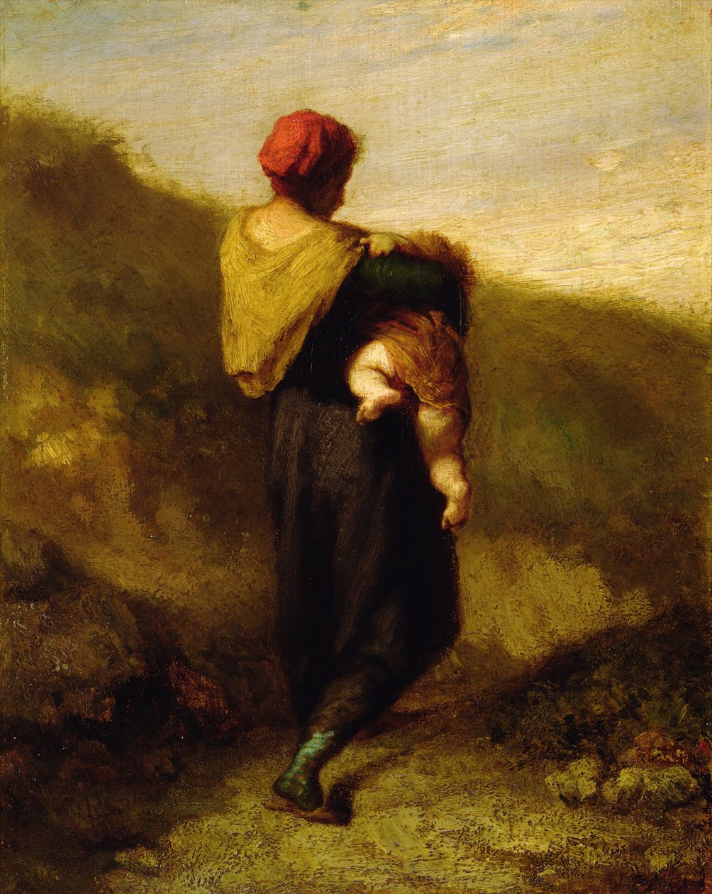 Mor og barn av Jean Francois Millet