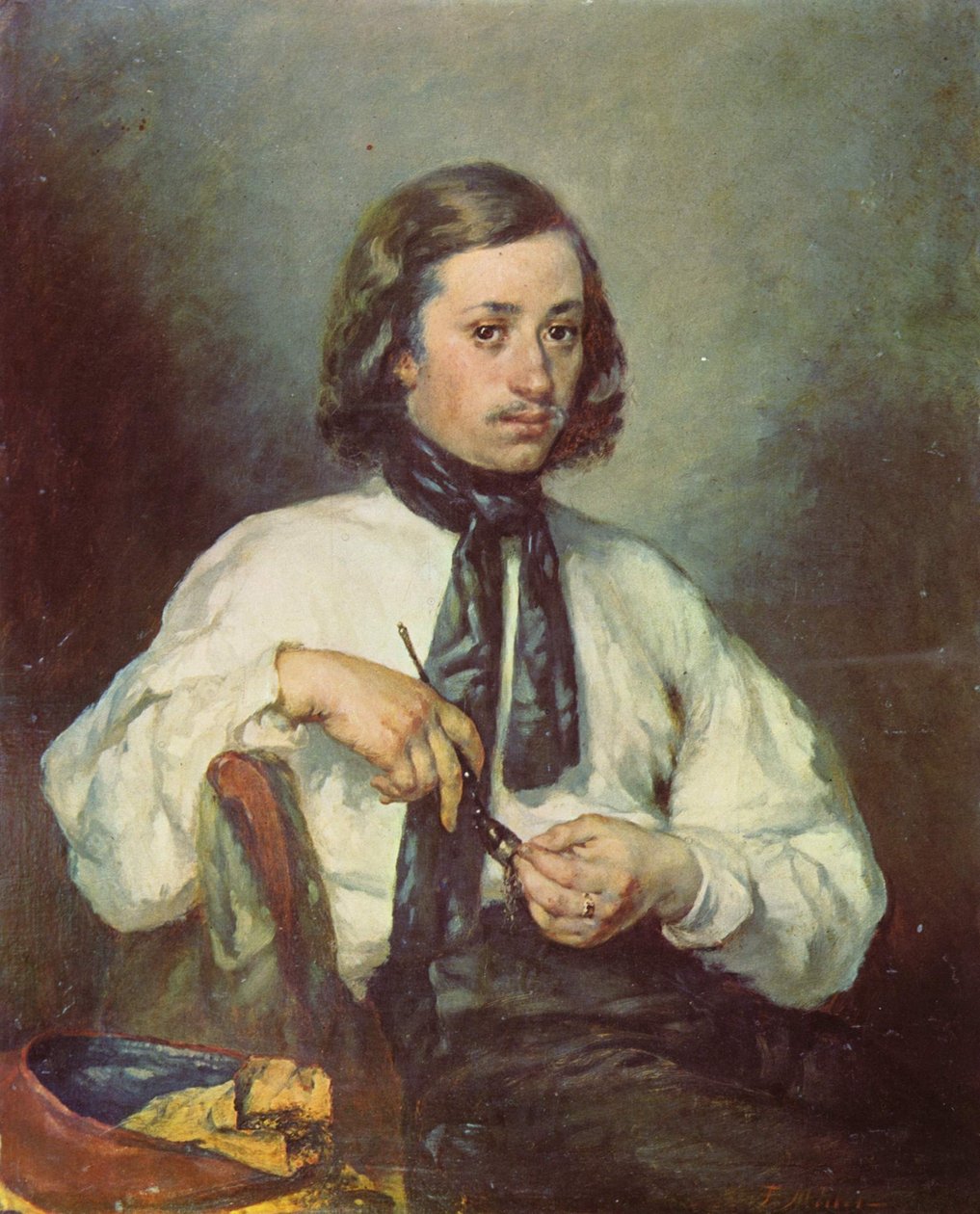 Portrett av Armand Ono av Jean Francois Millet