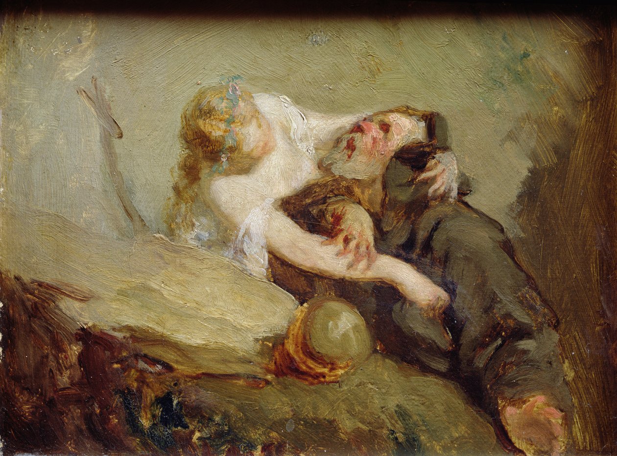 Fristelsen til St. Antonius av Jean Francois Millet
