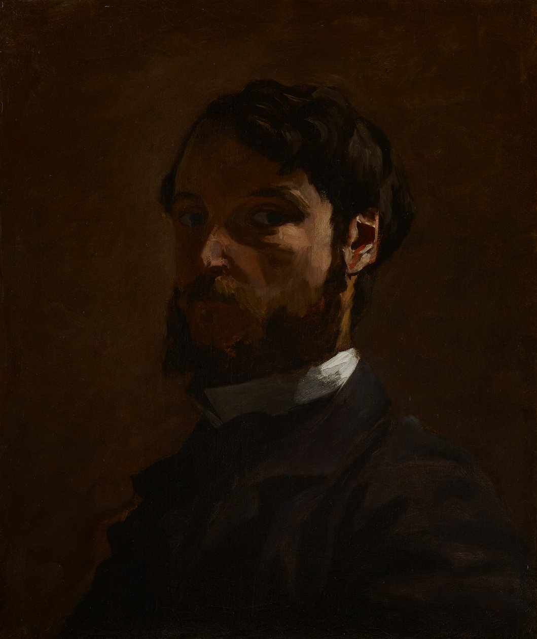 Selvportrett, 1867-68 av Jean Frederic Bazille