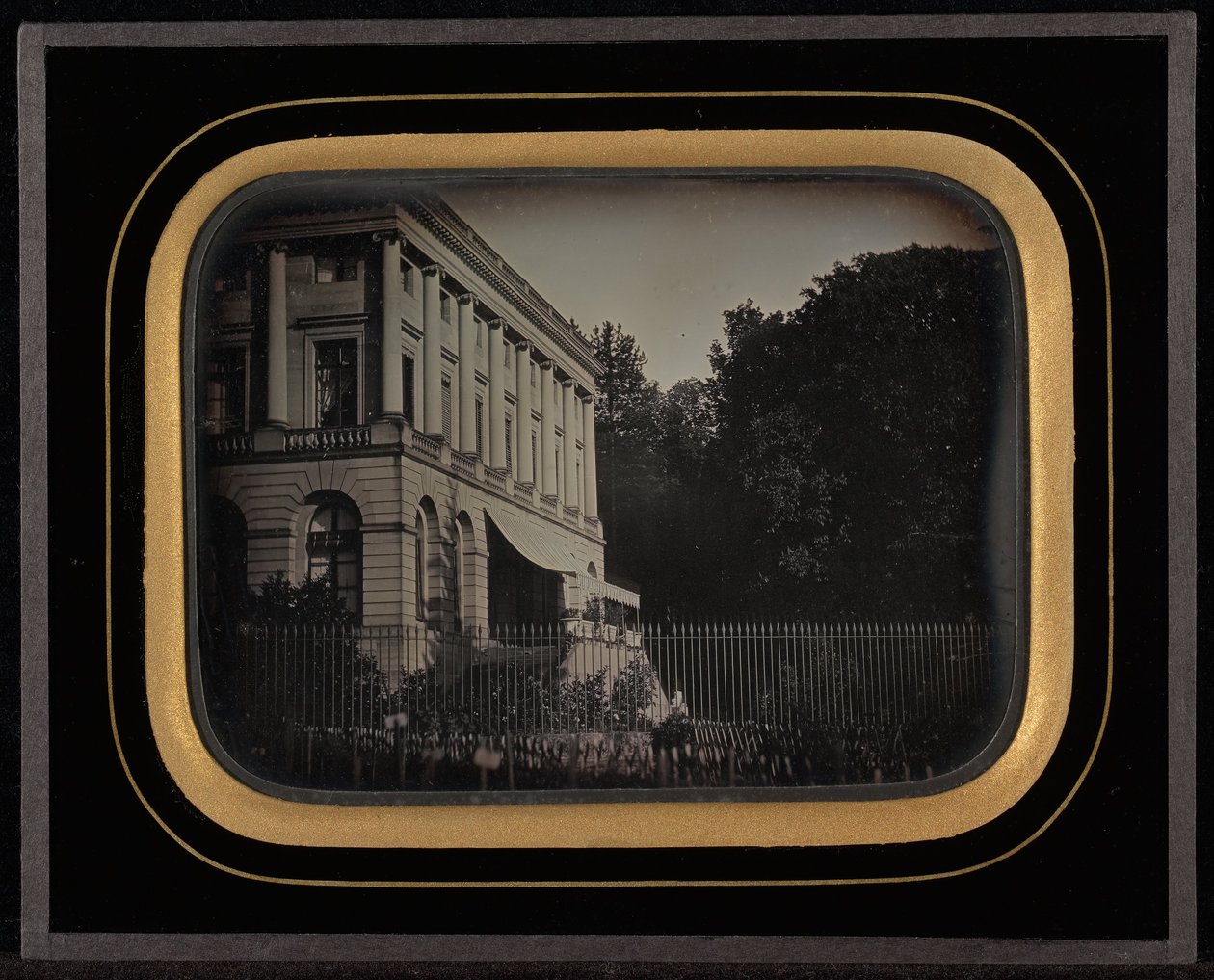 Garden Front of Palais Eynard, Genève av Jean Gabriel Eynard