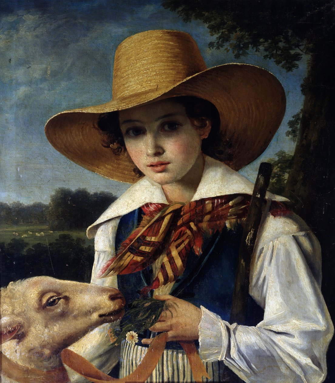 Portrett av unge Marius Peptipa, ca. 1837 av Jean Godechart