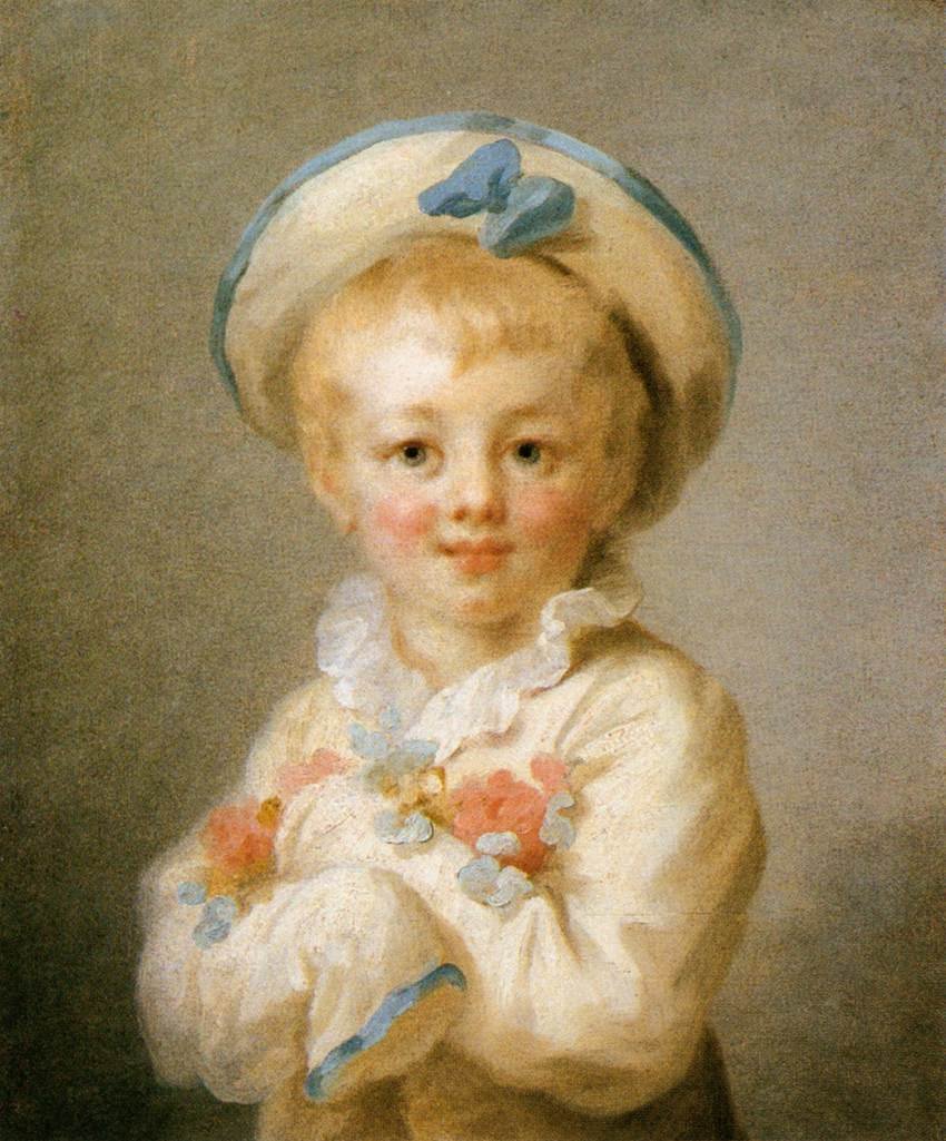 En gutt som Pierrot av Jean Honore Fragonard