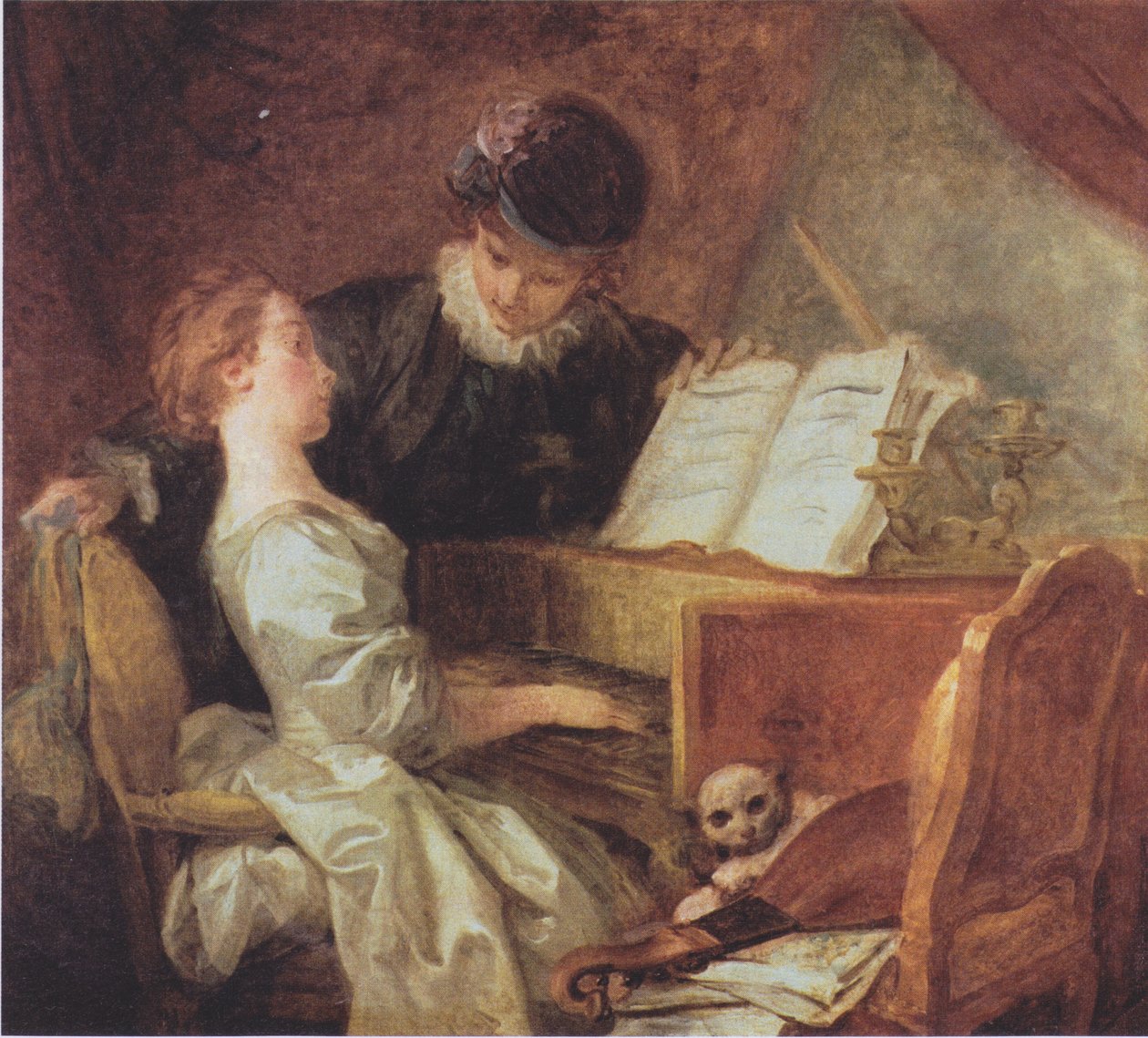 Musikkleksjonen av Jean Honore Fragonard