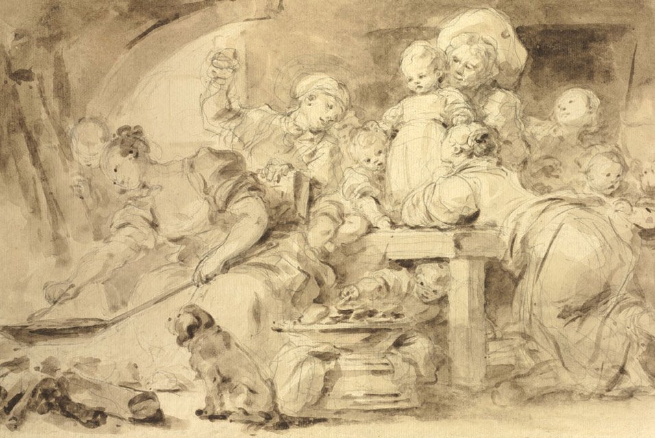 Pannekakemakeren av Jean Honore Fragonard