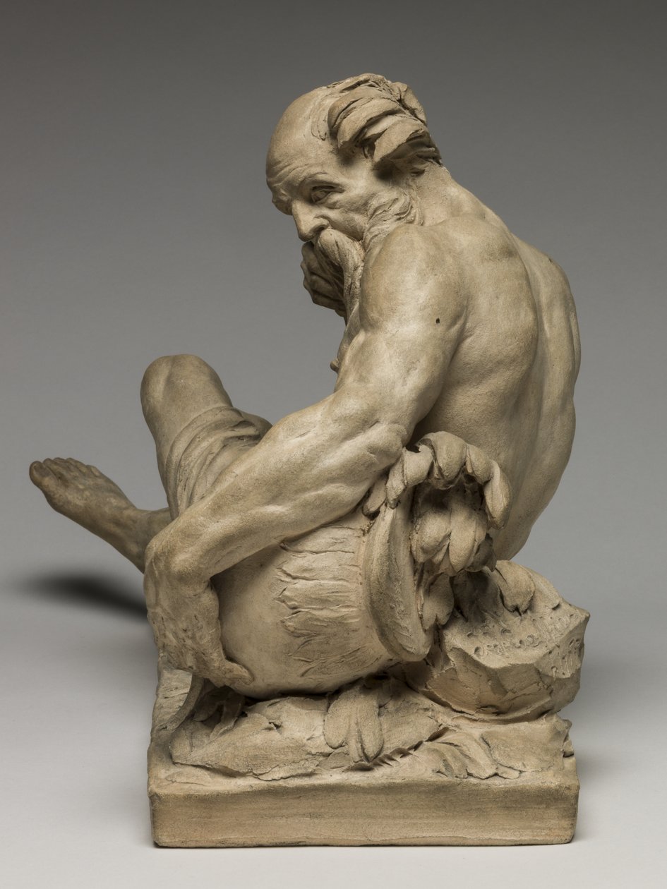 River God, 1755 (terrakotta) av Jean Jacques Caffieri