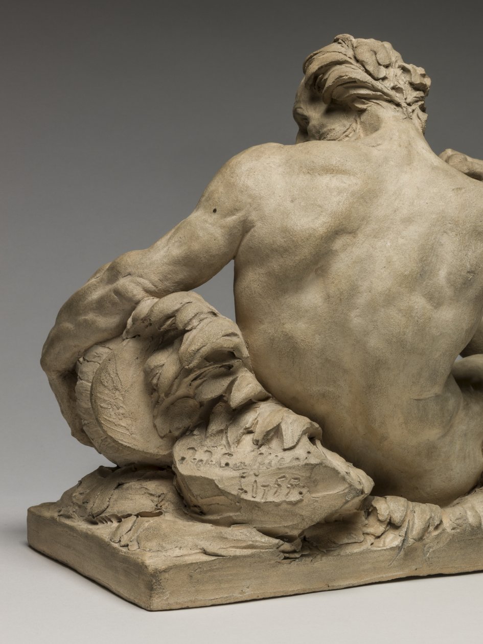 River God, 1755 (terrakotta) av Jean Jacques Caffieri