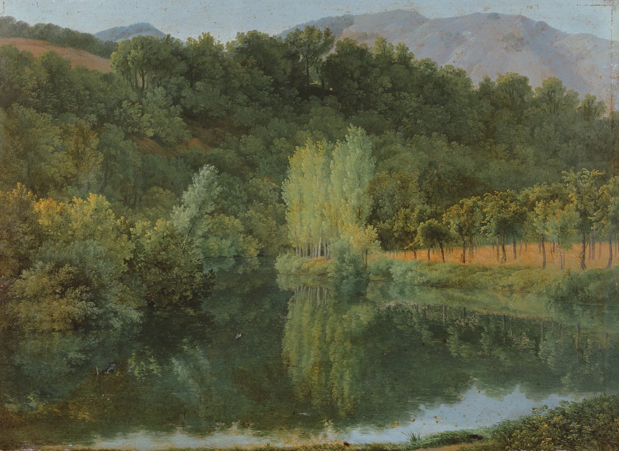 Landskap nær Napoli, 1787 av Jean Joseph Xavier Bidauld