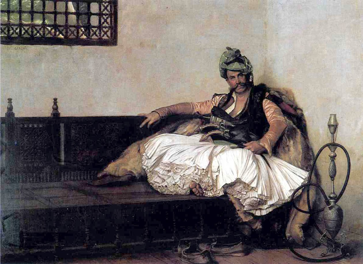 Bashi-Bouzouk Chief, c.1881 av Jean Leon Gerome