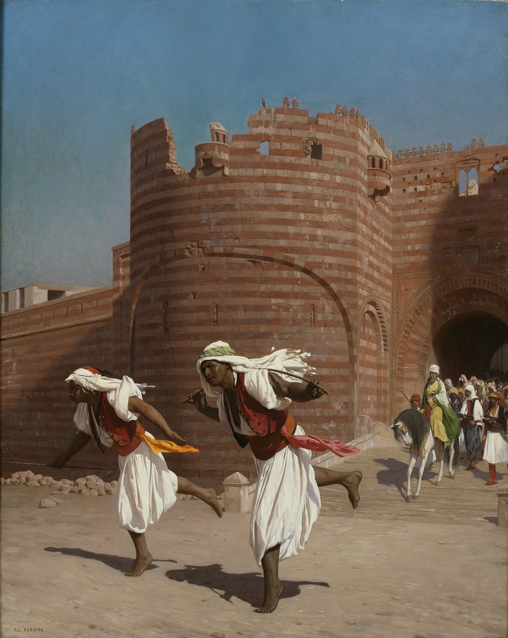 The Runners of the Pasha av Jean Leon Gerome