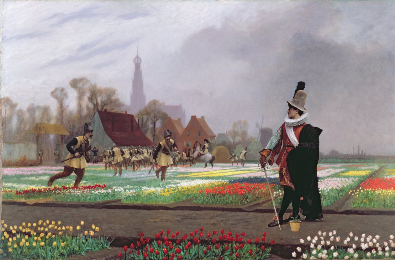The Tulip Folly, 1882 av Jean Leon Gerome