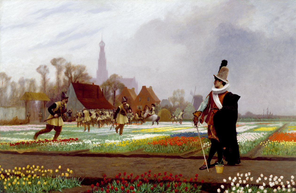 The Tulip Folly av Jean Leon Gerome
