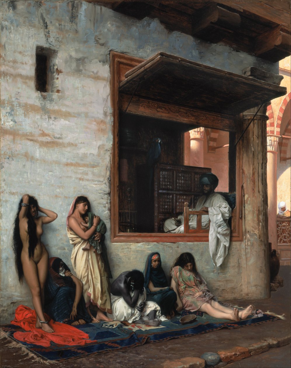 Slavemarkedet av Jean Leon Gerome