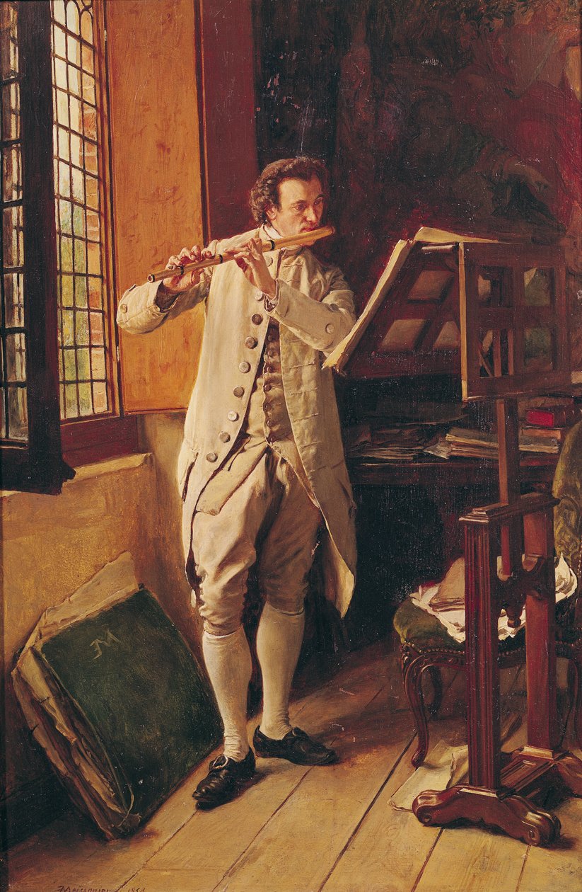 Fløytespilleren av Jean Louis Ernest Meissonier
