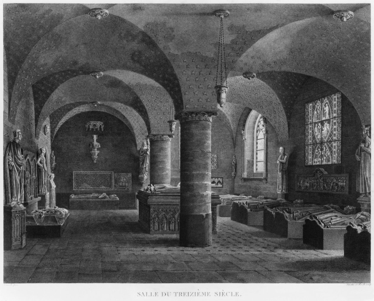 Rommet fra 1200-tallet, Musee des Monuments Francais, Paris, illustrasjon fra 