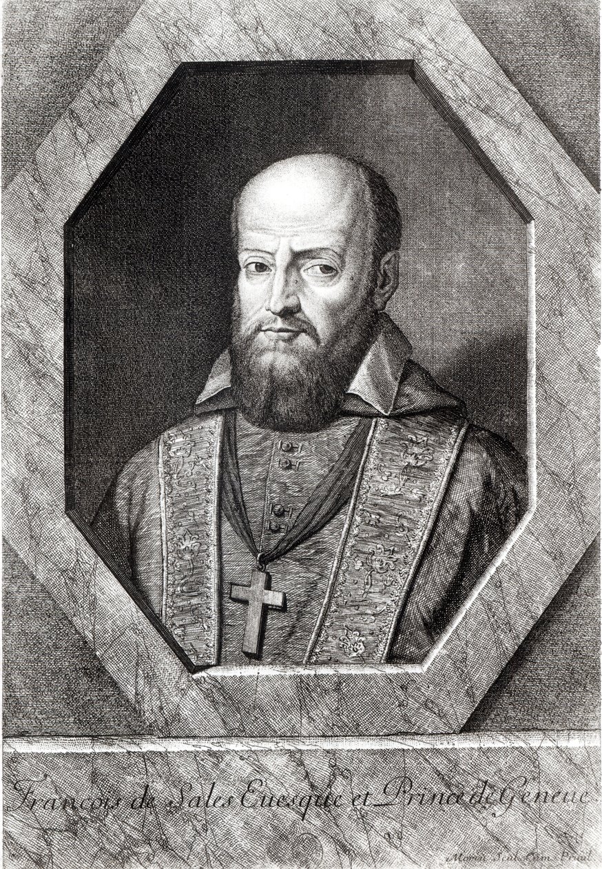 Portrett av Francois de Sales (1567-1622) av Jean Morin