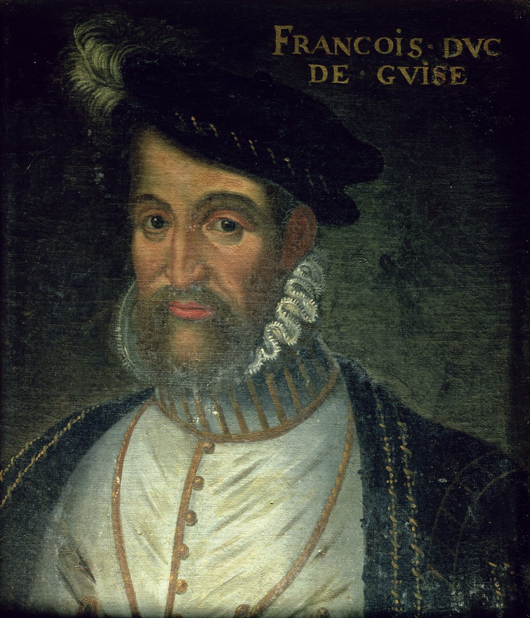 Portrett av Francois, 2. hertug Guise (1519-63) fransk soldat og statsmann av Jean Laurent Mosnier