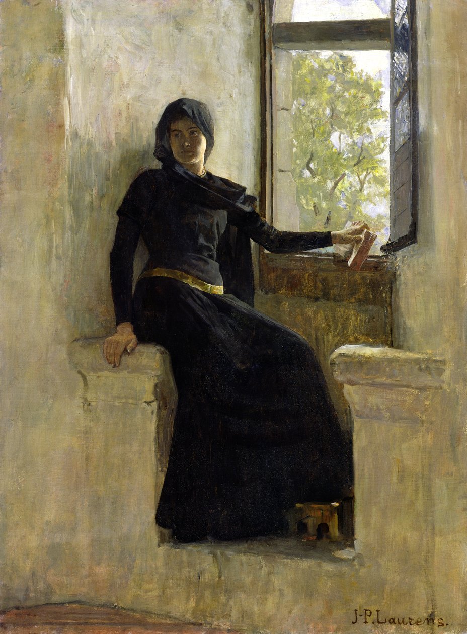 Venter, før 1905 av Jean Pierre Laurens