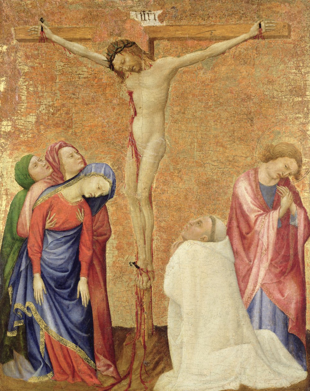 Golgata med en karteusisk munk, 1389-95 av Jean de Beaumetz
