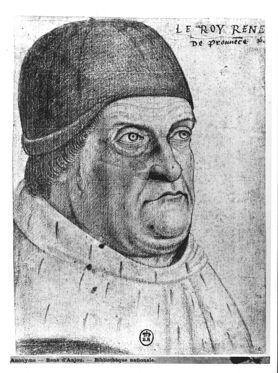 Portrett av Rene I (1409-80) hertug av Anjou av Jean de Court